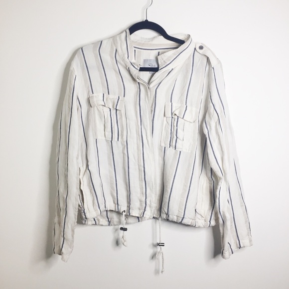 Rails Rowen Coco Stripe Utility Jacket size large - Picture 6 of 16